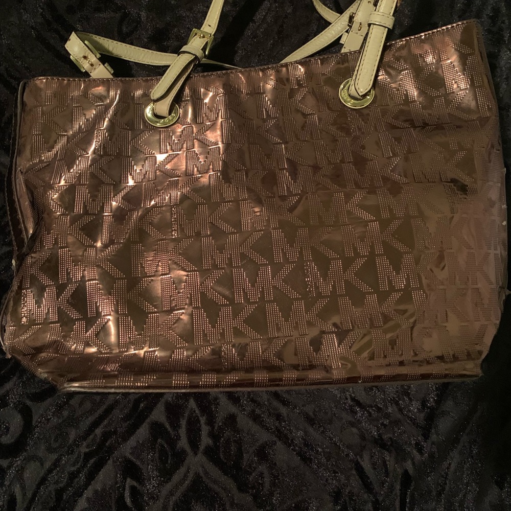 Metallic Shiny Brown Michael Kors